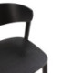TABURETE ALTO 47,5x52,5x90 MADERA FRESNO NEGRO MATE