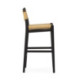 TABURETE ALTO 47,5x52,5x90 MADERA NEGRO/CUERDA NATURAL
