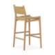 TABURETE ALTO 47,5x52,5x90 MADERA/CUERDA NATURAL
