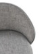TABURETE ALTO xx METAL/MADERA NEGRO/TELA GRIS
