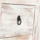 VICAL HOME / MUEBLE TV 4 PUERTAS 2 CAJONES BLANCO ROTO DECAPADO MADERA DE PINO