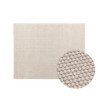 ALFOMBRA 200x1x250 TELA/LANA TEJIDA A MANO BEIGE