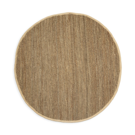 ALFOMBRA 250x250 YUTE/ALGODON NATURAL