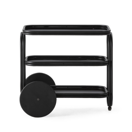 CAMARERA 110x51x77 METAL NEGRO