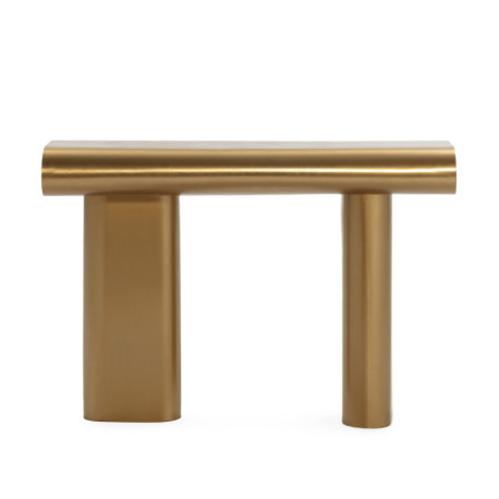 CONSOLA 120x40x80 METAL DORADO