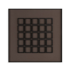 CUADRO 100x4x100 MADERA NEGRO