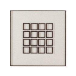 CUADRO 90x4x90 MADERA MARRON