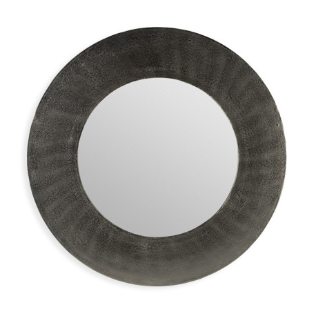 ESPEJO 90x12x90 METAL NIQUEL NEGRO