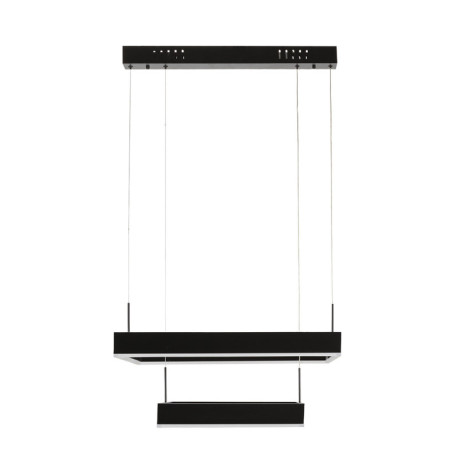 LAMPARA DE TECHO 60x60x120 METAL NEGRO MATE