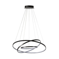 LAMPARA DE TECHO 70x70x150 ACERO INOX NEGRO MATE/ACRILICO