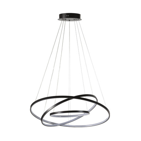 LAMPARA DE TECHO 70x70x150 ACERO INOX NEGRO MATE/ACRILICO