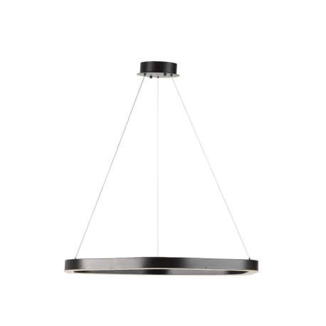 LAMPARA DE TECHO 80x74x120 ACERO INOX. NEGRO/ACRILICO