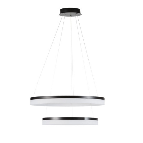 LAMPARA DE TECHO 80x80x120 METAL NEGRO MATE