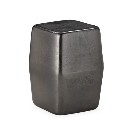 MESA AUXILIAR 30,4x30,4x45 METAL NEGRO NIQUEL