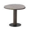 MESA AUXILIAR 45x45x40 METAL/MARMOL GRIS