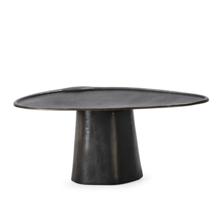 MESA DE CENTRO 104x68x45 METAL LATON NEGRO