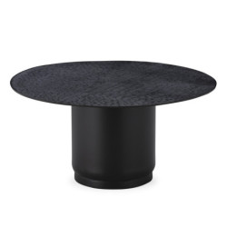 MESA DE CENTRO 74x74x36,5 METAL BRONCE ENEGRECIDO