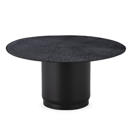 MESA DE CENTRO 74x74x36,5 METAL BRONCE ENEGRECIDO