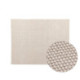 ALFOMBRA 200x1x250 TELA/LANA TEJIDA A MANO BEIGE