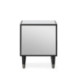 MESITA DE NOCHE 60x45x55 MADERA/METAL NEGRO/ESPEJO