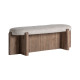 VICAL HOME / PIE DE CAMA JACQUARD